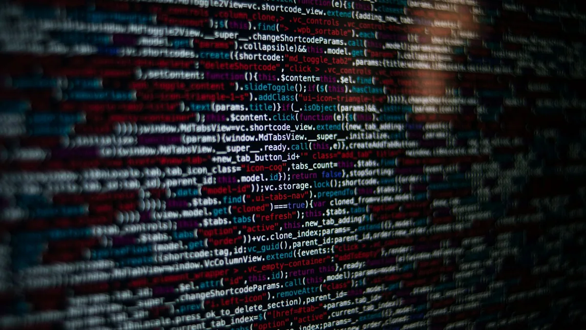 Optimiser WordPress vitesse : code d’un site affiché sur un écran