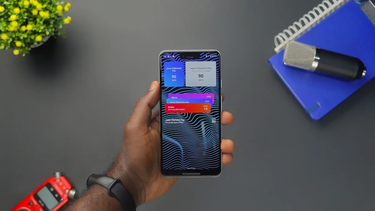 exemple SMS marketing : un smartphone affiche la notification d'un nouveau message